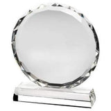 Clear Glass Circle on base (3)
