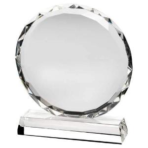 Clear Glass Circle on base (3)